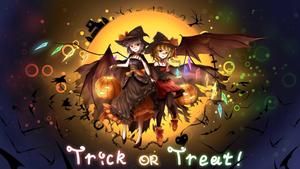 Halloween Anime Witches Art halloween wallpaper