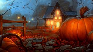 Halloween Farmhouse Wedding Art halloween wallpaper
