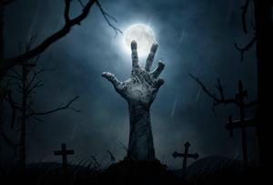 Halloween Graveyard Zombie Hand halloween wallpaper
