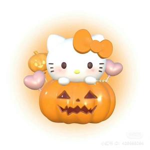 Halloween Pumpkin And Hello Kitty PFP Wallpaper