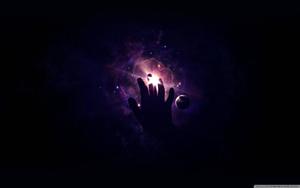 Hand Reaching Towards Universe universe wallpaper