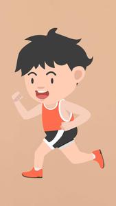 Handsome Boy Cartoon In Athletic Outfit handsome boy cartoon wallpaper