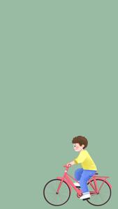 Handsome Boy Cartoon Riding Bike handsome boy cartoon wallpaper