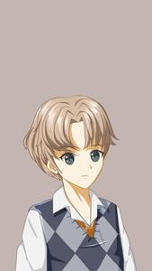 Handsome Boy Cartoon Stylizing in Vest handsome boy cartoon wallpaper