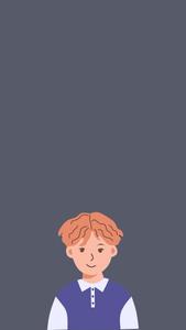 Handsome Boy Cartoon With Ginger Hair handsome boy cartoon wallpaper