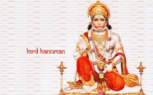 Hanuman White And Red Background 4K HD Wallpaper