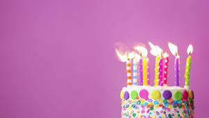 Happy Birthday Colorful Cake happy birthday wallpaper