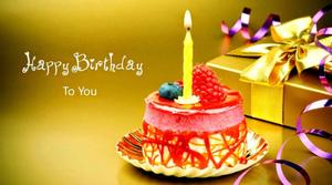 Happy Birthday Greeting Strawberry Cake happy birthday wallpaper