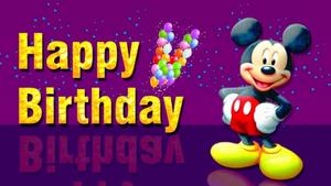 Happy Birthday Mickey Mouse happy birthday wallpaper