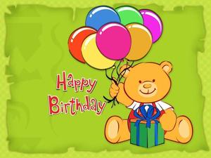 Happy Birthday Teddy Bear Picture happy birthday wallpaper