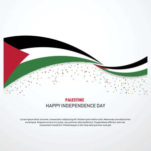 happy independence day with the palestinian flag palestine wallpaper
