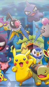 Happy Pikachu And Friends Pokemon Iphone pokemon iphone wallpaper