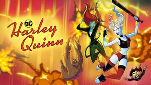 Harley Quinn Animated Series Poster Background Wallpaper