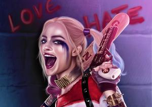 Harley Quinn strikes on a new mission harley quinn wallpaper