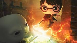 Harry Potter and Voldemort, Together in Chibi Form harry potter wallpaper