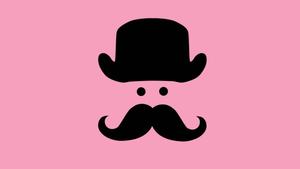 Hat, Eyes, And Mustache Cute Laptop cute laptop wallpaper