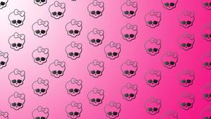 Haunted by a Pink Skull skull wallpaper