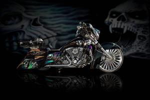 HD Airbrushed Motorcycle motorcycle wallpaper