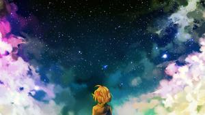 Hd Anime Galaxy hd anime wallpaper