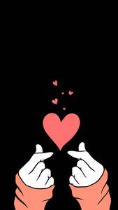 Heart Fingers Love Phone love phone wallpaper