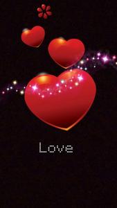 Hearts With Sparkling Glitter Love Phone love phone wallpaper