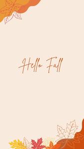 Hello Fall Aesthetic fall aesthetic wallpaper