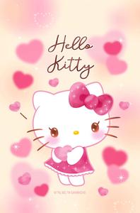 "Hello Kitty, the adorable mascot that spreads joy everywhere!"  Wallpaper
