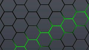 Hexagonal Abstract Art  Wallpaper