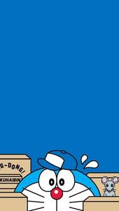 Hiding Doraemon iPhone Graphic Art doraemon iphone wallpaper