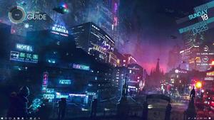 High Definition Aesthetic Cyberpunk Perspective cyberpunk wallpaper