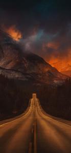 Highway Nature 4K iPhone 4k nature iphone wallpaper