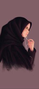 Hijab Cartoon Music Girl hijab cartoon wallpaper