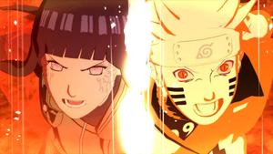 Hinata And Naruto Fighting Together hinata wallpaper
