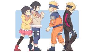 Hinata And Naruto With Children hinata wallpaper