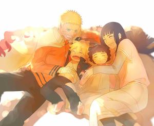 Hinata Cuddling With Family hinata wallpaper