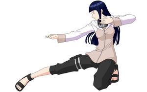 Hinata Gentle Fist Practice hinata wallpaper