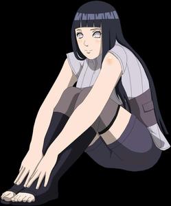 Hinata Hyuga Anime Character Sitting hinata wallpaper