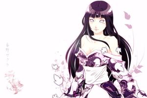 Hinata Hyuga Purple Kimono hinata wallpaper