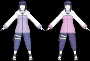 Hinata Hyuga3 D Model Comparison hinata wallpaper