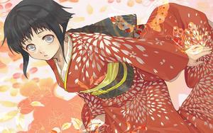 Hinata In Red Yukata hinata wallpaper
