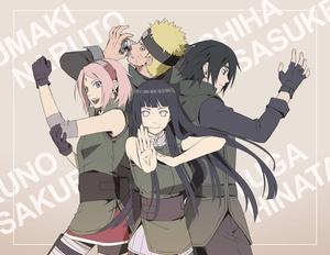 Hinata With Team 7 hinata wallpaper