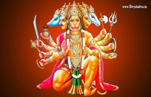 Hindu God Panchamukhi Hanuman god wallpaper