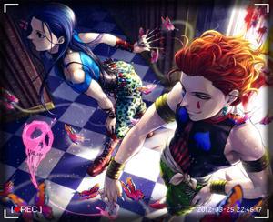 Hisoka and Illumi from anime Hunter X Hunter hunter x hunter wallpaper