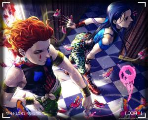 Hisoka and Illumi Zoldyck in Hunter X Hunter hunter x hunter wallpaper