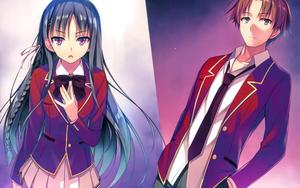 Horikita With Kiyotaka Ayanokoji kiyotaka ayanokoji wallpaper