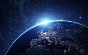 Horizon At Night On Earth Background earth wallpaper