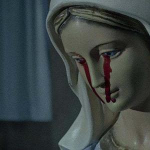 Horror Virgin Mary Blood Tears Picture horror wallpaper