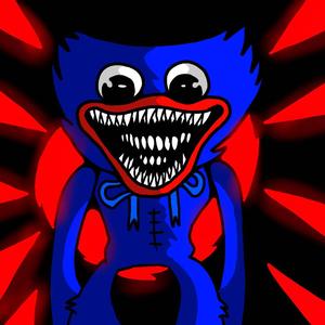 Huggy Wuggy Glowing Spikes huggy wuggy wallpaper