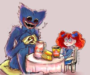 Huggy Wuggy Wendy's Playdate huggy wuggy wallpaper