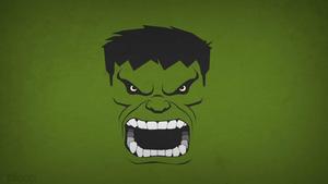 Hulk Head Green Background hulk wallpaper
